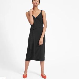 Everlane Japanese GoWeave Tank Wrap Dress